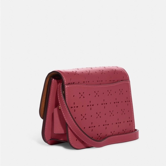 NWT Coach CA792 Mini Brynn Leather Crossbody Purse In Rouge (Pink/Red) MSRP $350 - Picture 3 of 4